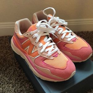 New Balance 5740 Valentine's Day Retro Running Shoes/Sneakers - Pink/Orange Sz 8